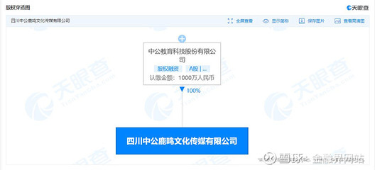 中公教育布局文化傳媒領域，成立注冊資本1000萬新公司